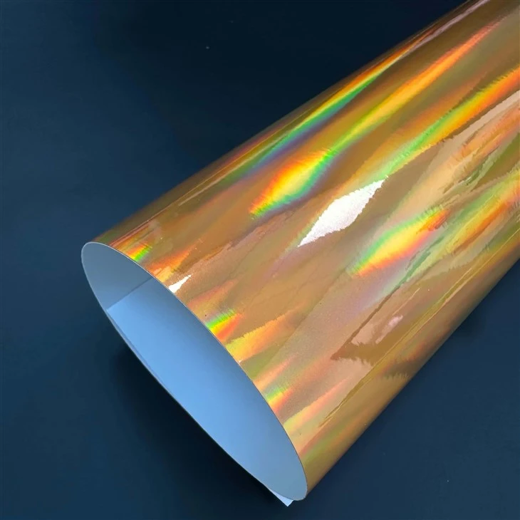 Holografinen moottoripyörävinyyli-HoloChrome Gold